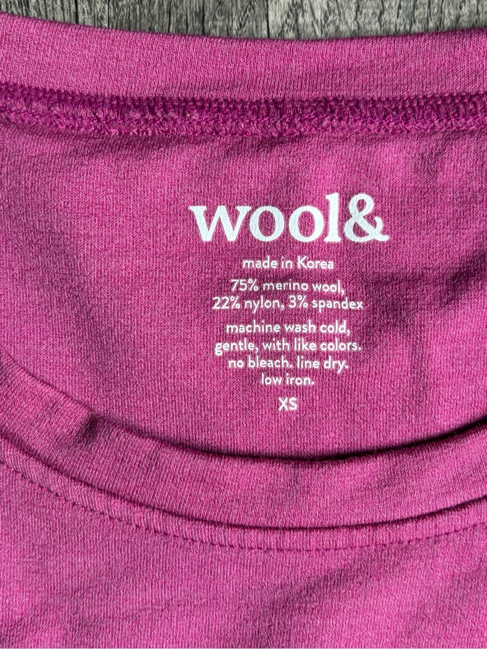 Wool& Berry Pink Sierra XS - Picture 2 of 2